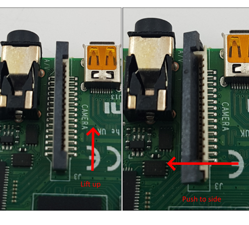 detailed picture of the MIPI-CSI2 slot