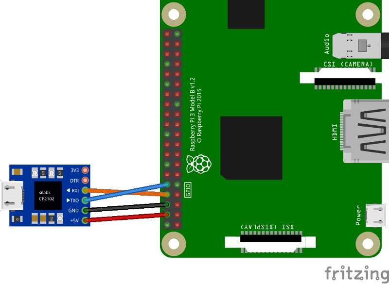 UART wiring diagram