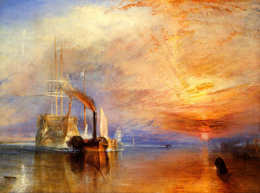 Bức 'The Fighting Temeraire' của William Turner (1838)